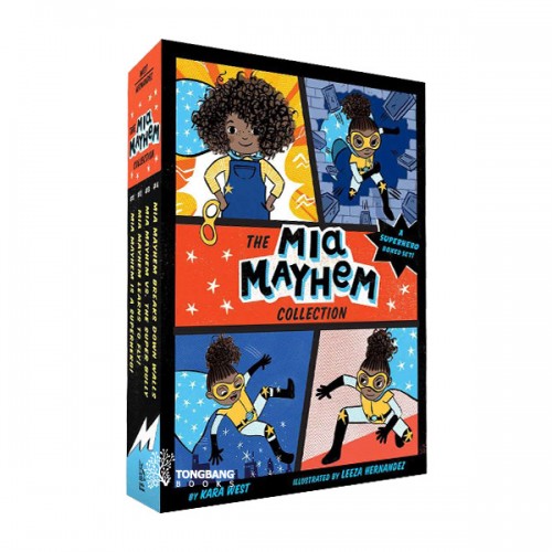 The Mia Mayhem Collection 1 : #01~04 Books Boxed Set (Paperback, 4종) (CD미포함)