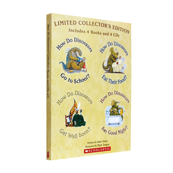  [★사은품 증정] How Do Dinosaurs : Limited Collector's Edition 4 Books & 4 CDs (Paperback+CD)