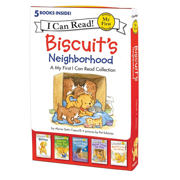  My First I Can Read : Biscuit's Neighborhood : 5 Fun-Filled Stories in 1 Box! (Paperback)