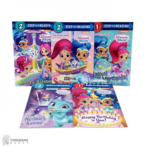  Step Into Reading 1,2단계 Shimmer and Shine 시리즈 리더스북 7종 세트(Paperback) (CD없음)
