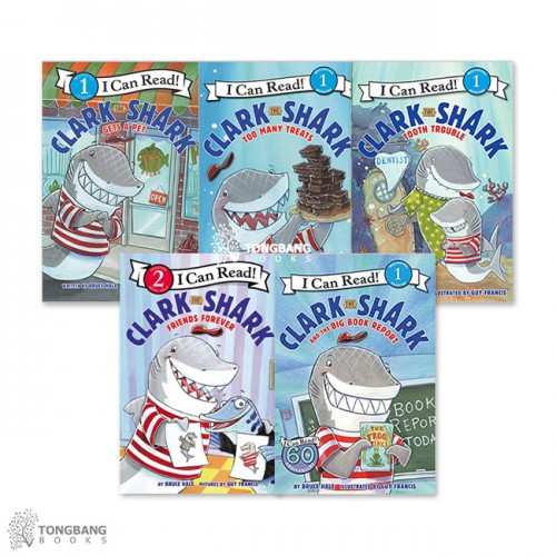 ▣언더더씨▣ I Can Read 1 : Clark the Shark 시리즈 리더스북 5종 세트 (Paperback) (CD없음) 