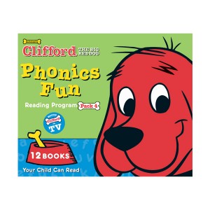 [★포스트잇]Clifford Phonics Fun Pack #4 : 12 Books Box Set (Paperback)(StoryPlus QR)
