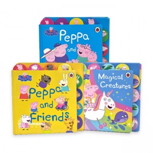 ★적립금 3배★Peppa Pig 탭보드북 3종세트 (Board book, 영국판)(CD없음)