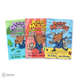 ★적립금 3배★Agent Moose 시리즈 그래픽노블 3종세트 (Hardcover)(CD없음) 