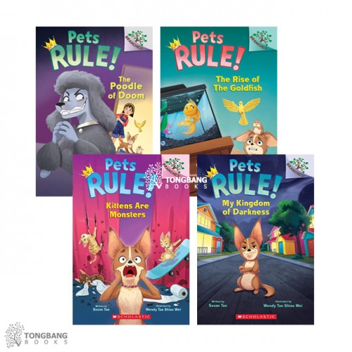 Pets Rule! 시리즈 챕터북 4종 세트 (Paperback)(CD없음) 