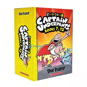 Captain Underpants #7~#12 Box Set (Color Edition) (Paperback, 미국판)