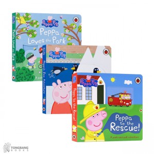 Peppa Pig : Push and Pull Adventure 시리드 3종 세트 (Boradbook, 영국판)(CD없음) 