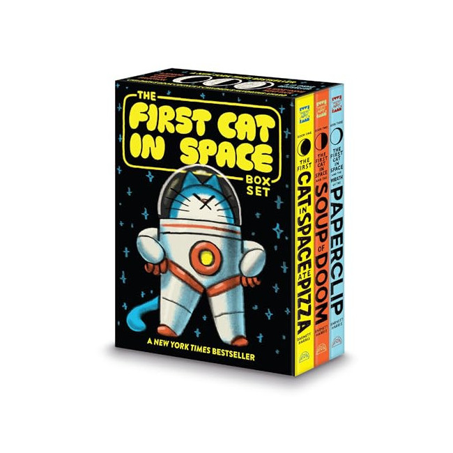 The First Cat in Space 3-Book Box Set: A Graphic Novel Collection