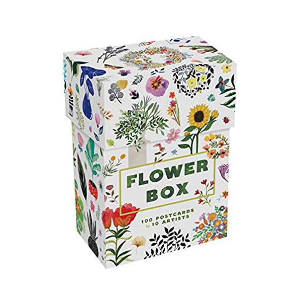 Flower Box : 100 Postcards by 10 artists (Card Pack)