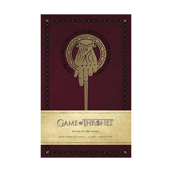 Game of Thrones : Hand of the King Hardcover Ruled Journal (Note)