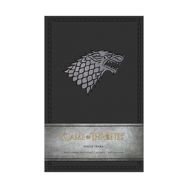 Game of Thrones : House Stark Hardcover Ruled Journal (Note)
