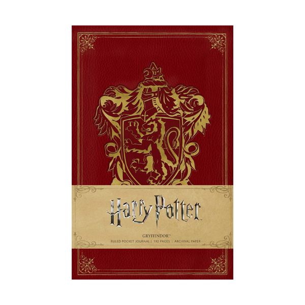 Harry Potter : Gryffindor Ruled Pocket Journal (Hardcover)