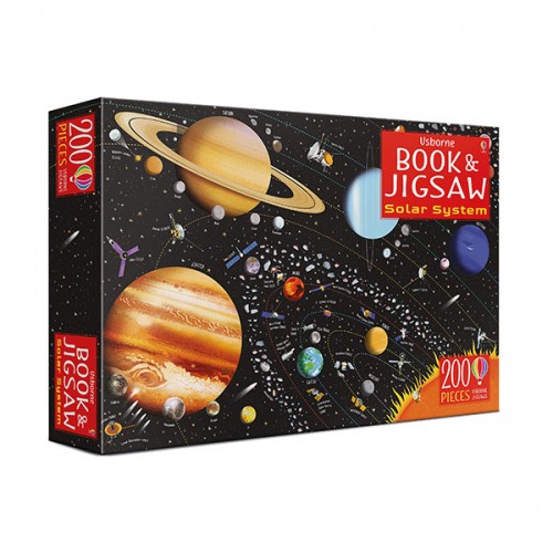 Usborne Book and Jigsaw : 200 Piece The Solar System (Puzzle, 영국판)