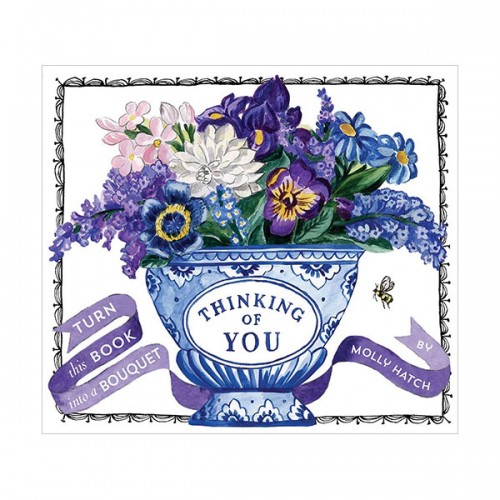 ★Spring★Thinking of You (A Bouquet in a Book) : Turn this Book into a Bouquet (Hardcover)