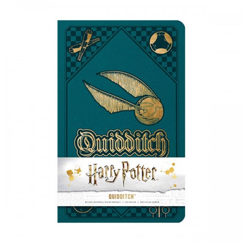 Harry Potter : Quidditch Hardcover Ruled Journal (Note)