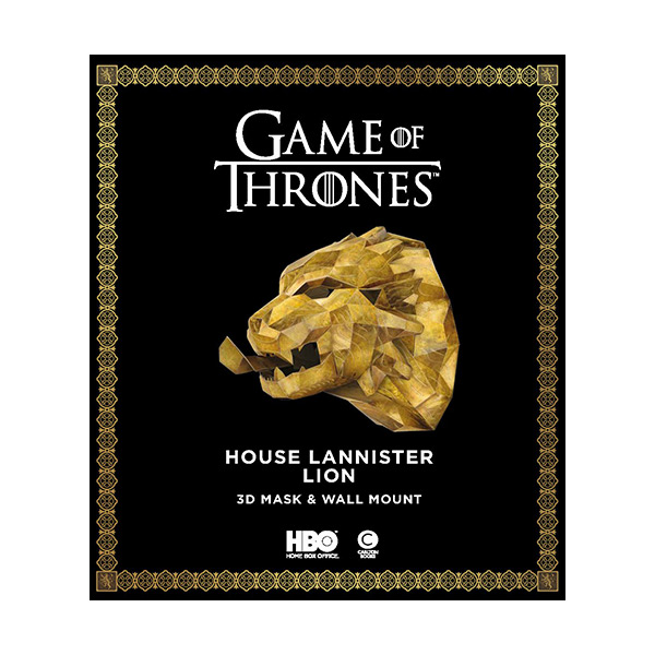 Game of Thrones 3D Mask : House Lannister Lion by Wintercroft Book (Paperback, 영국판)