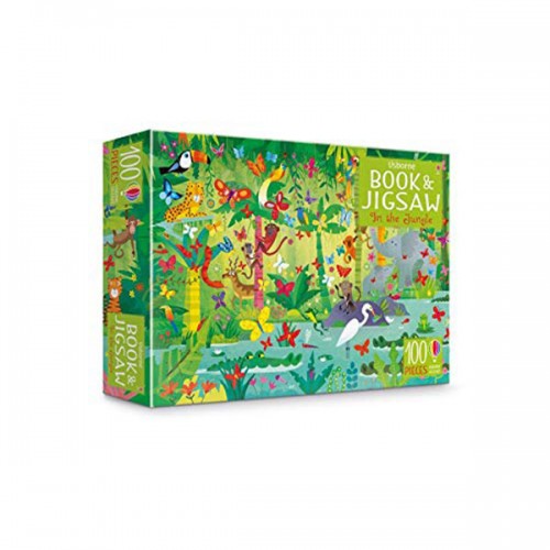 Usborne Book and Jigsaw : Jungle (Puzzle,영국판)