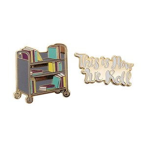 Out of Print Literary and Book-Themed Enamel Pin Set 