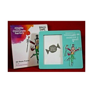 ROALD DAHL Charlie and The Chocolate Factory 3D Wooden Photo Frame 6x4