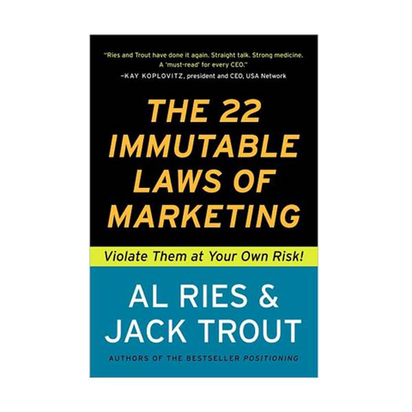 The 22 Immutable Laws of Marketing : 마케팅 불변의 법칙 (Paperback)