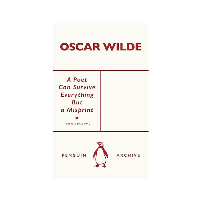 Penguin Archive : A Poet Can Survive Everything but a Misprint