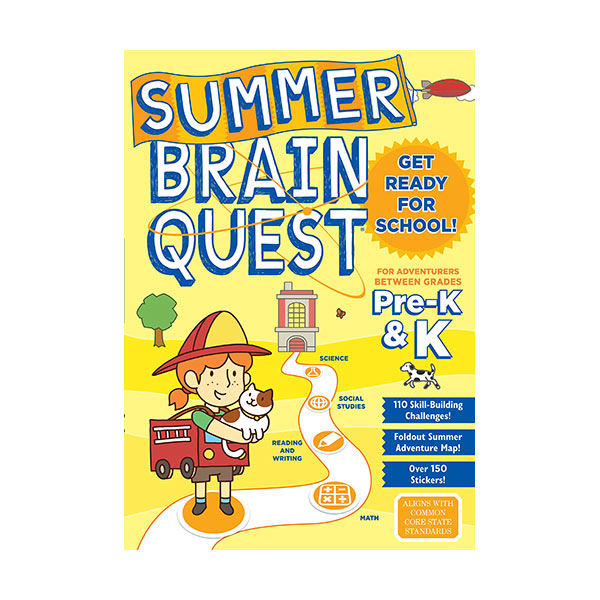 Summer Brain Quest : Between Grades Pre-K & K (Paperback)
