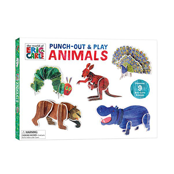 [★추천작가] The World of Eric Carle : Punch-Out & Play Animals (Toy)