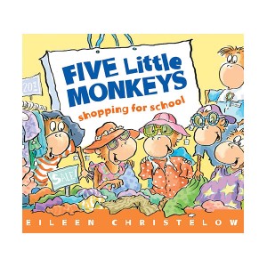 Five Little Monkeys Shopping for School (Paperback)