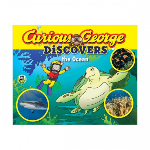 ▣언더더씨▣ Curious George Science Storybook : Discovers the Ocean (Paperback)