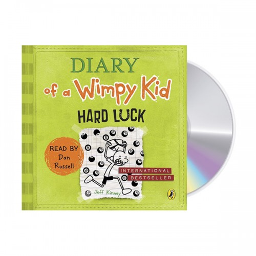 [★사은품 증정]Diary of a Wimpy Kid book #08 : Hard Luck (Audio CD,영국판) (도서미포함)