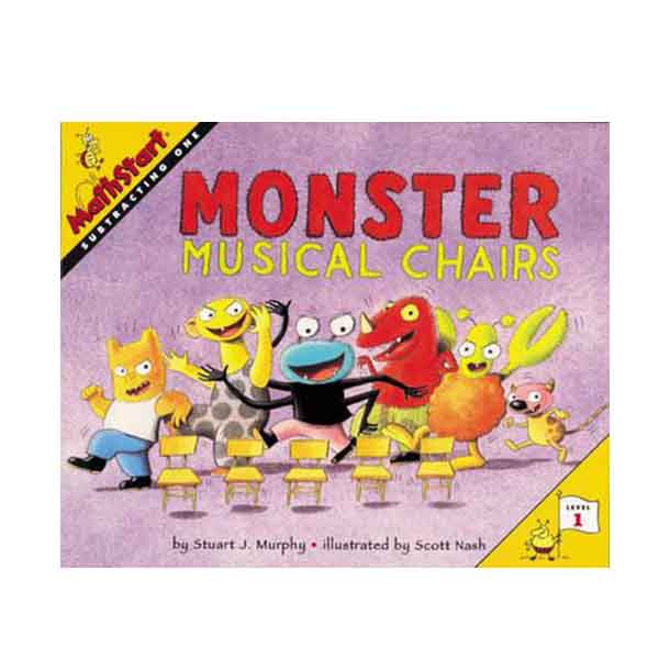 MathStart 1 : Monster Musical Chairs (Paperback)