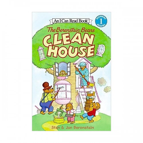 ★Spring Animal★I Can Read 1 : The Berenstain Bears Clean House (Paperback)