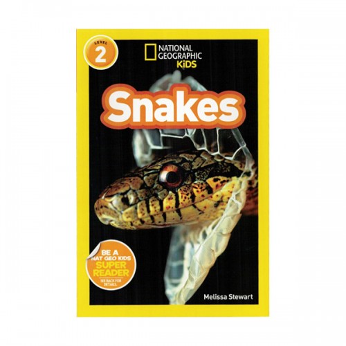 ★Spring Animal★National Geographic Readers Level 2 : Snakes! (Paperback)