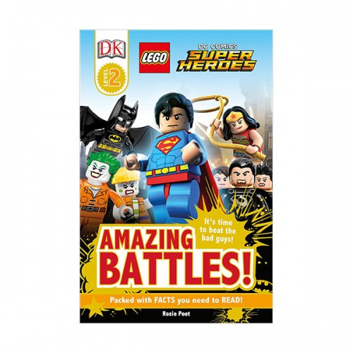 DK Readers 2 : LEGO DC Comics Super Heroes: Amazing Battles! (Paperback)