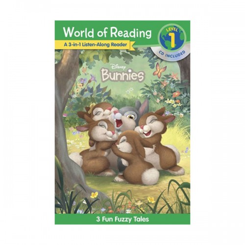 World of Reading Level 1 : 3-in-1 Listen-Along Reader : Disney Bunnies (Book & CD)