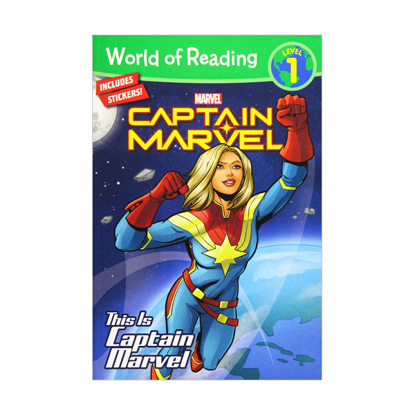 World of Reading Level 1 : This is Captain Marvel (Paperback)