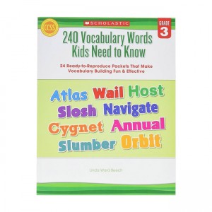 240 Vocabulary Words Kids Need to Know Grade 3 (Paperback, Workbook)