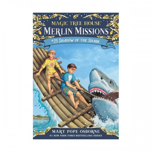 Magic Tree House Merlin Missions #25 : Shadow of the Shark (Paperback)