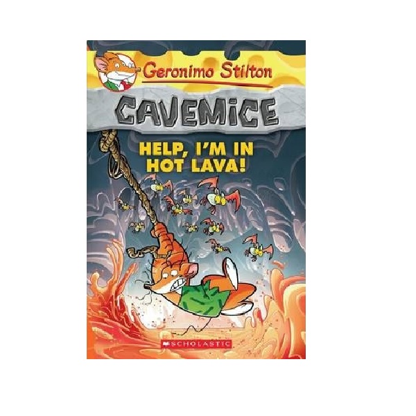Geronimo Stilton : Cavemice #03 : Help, I'm in Hot Lava! (Paperback)