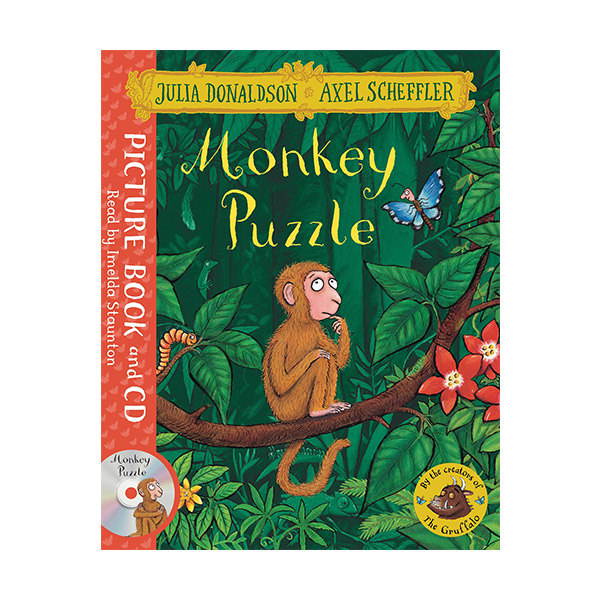 [★추천작가]Monkey Puzzle (Book & CD, 영국판)