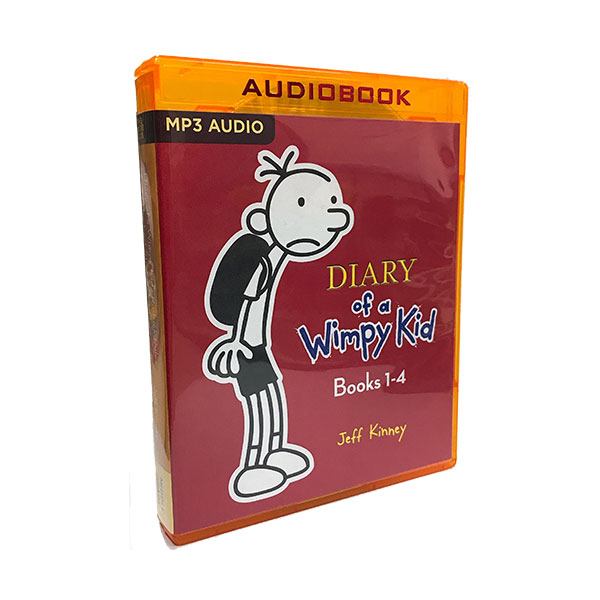 Diary of a Wimpy Kid Box #1-4 (Audio CD, CD Only)