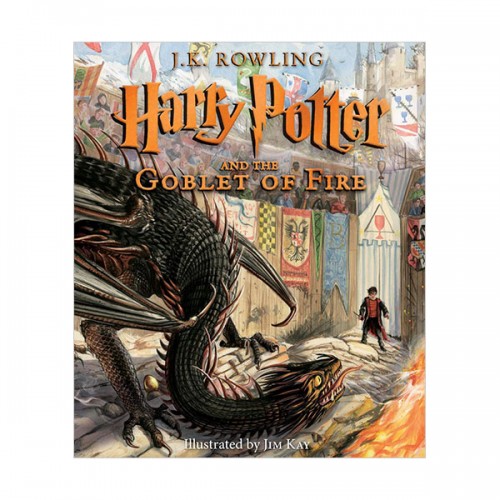 [일러스트판/미국판] 해리포터 #04 : Harry Potter and the Goblet of Fire : The Illustrated Edition (Hardcover)