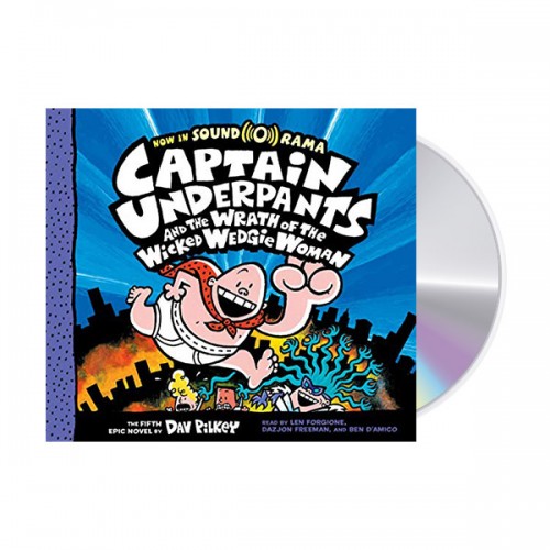 빤스맨 #05 : Captain Underpants and the Wrath of the Wicked Wedgie Woman (Audio CD, 도서별도구매)