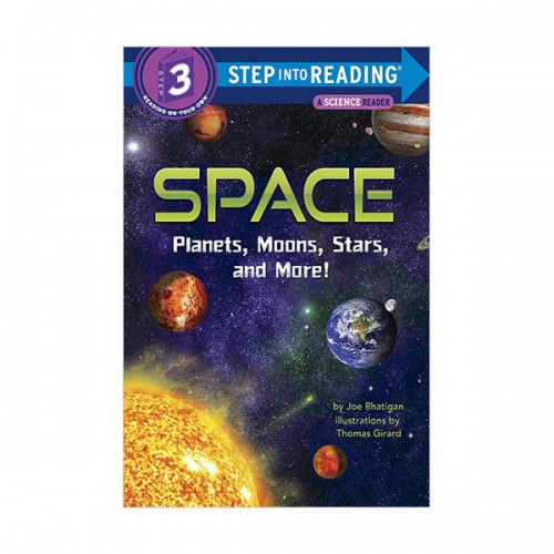 Step Into Reading 3 : Space : Planets, Moons, Stars, and More! (Paperback)