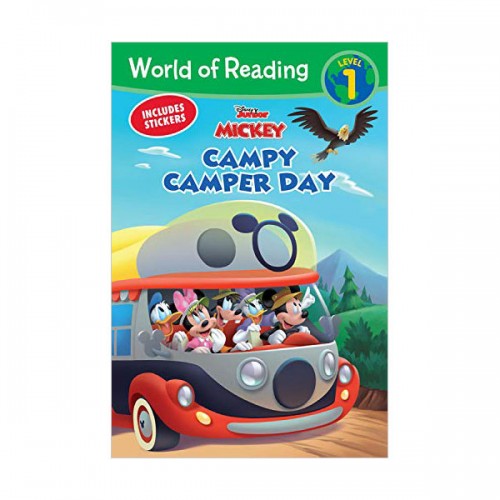 World of Reading Level 1 : Mickey Mouse Mixed-Up Adventures Campy Camper Day (Paperback) 