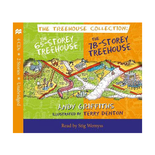 나무집 65-78층 오디오CD : The 65 & 78 Storey Treehouse Collection (Audio CD 4장, UK)(도서미포함)