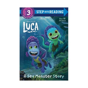 ▣언더더씨▣ Step into Reading 3 : Disney/Pixar Luca : A Sea Monster Story (Paperback)