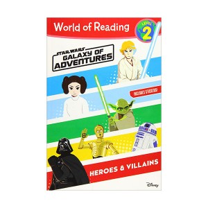 World of Reading Level 2 : Star Wars Galaxy of Adventures : Heroes & Villains (Paperback)