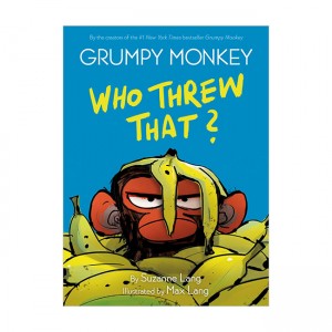 Grumpy Monkey Who Threw That? : A Graphic Novel Chapter Book (Hardcover)