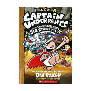 빤스맨(컬러판) #12 : Captain Underpants and the Sensational Saga of Sir Stinks-A-Lot (Paperback)